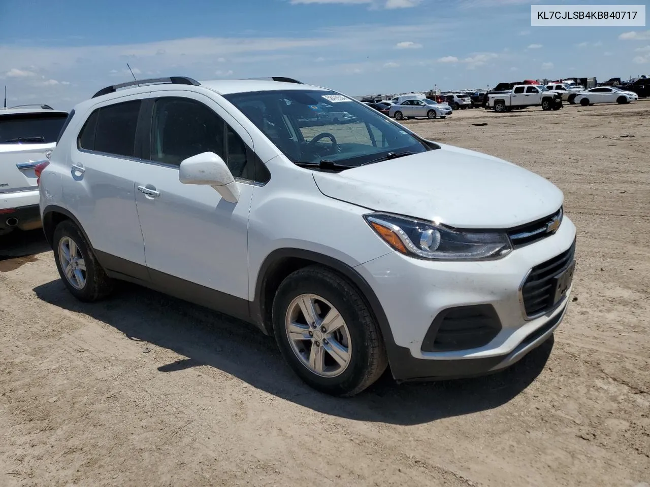 2019 Chevrolet Trax 1Lt VIN: KL7CJLSB4KB840717 Lot: 58478534