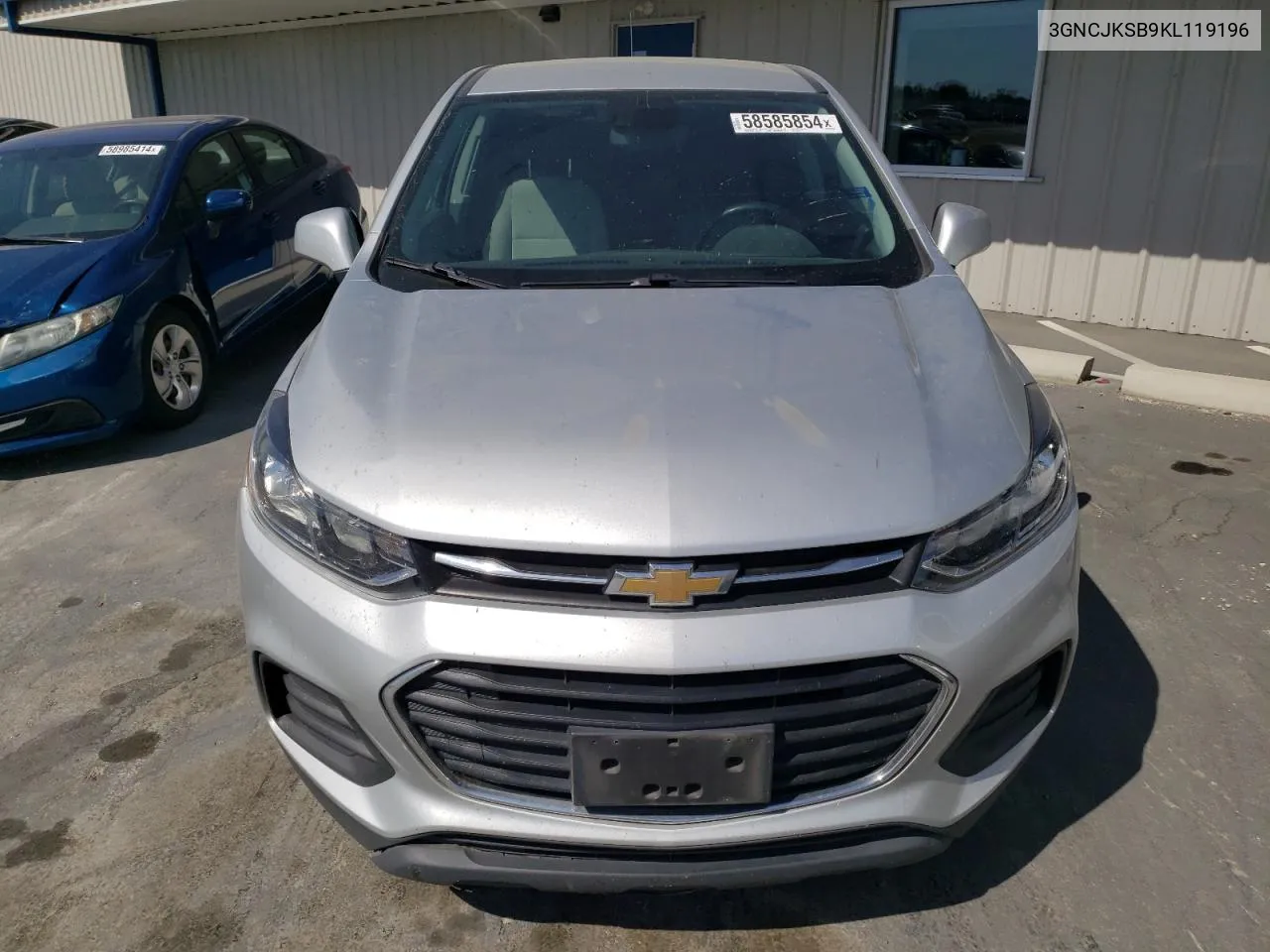 2019 Chevrolet Trax Ls VIN: 3GNCJKSB9KL119196 Lot: 58585854