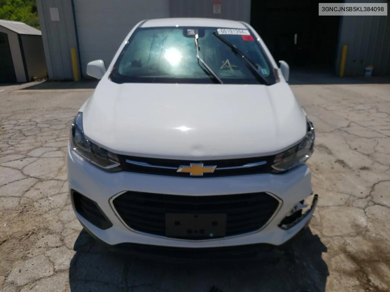 2019 Chevrolet Trax Ls VIN: 3GNCJNSB5KL384098 Lot: 60191394