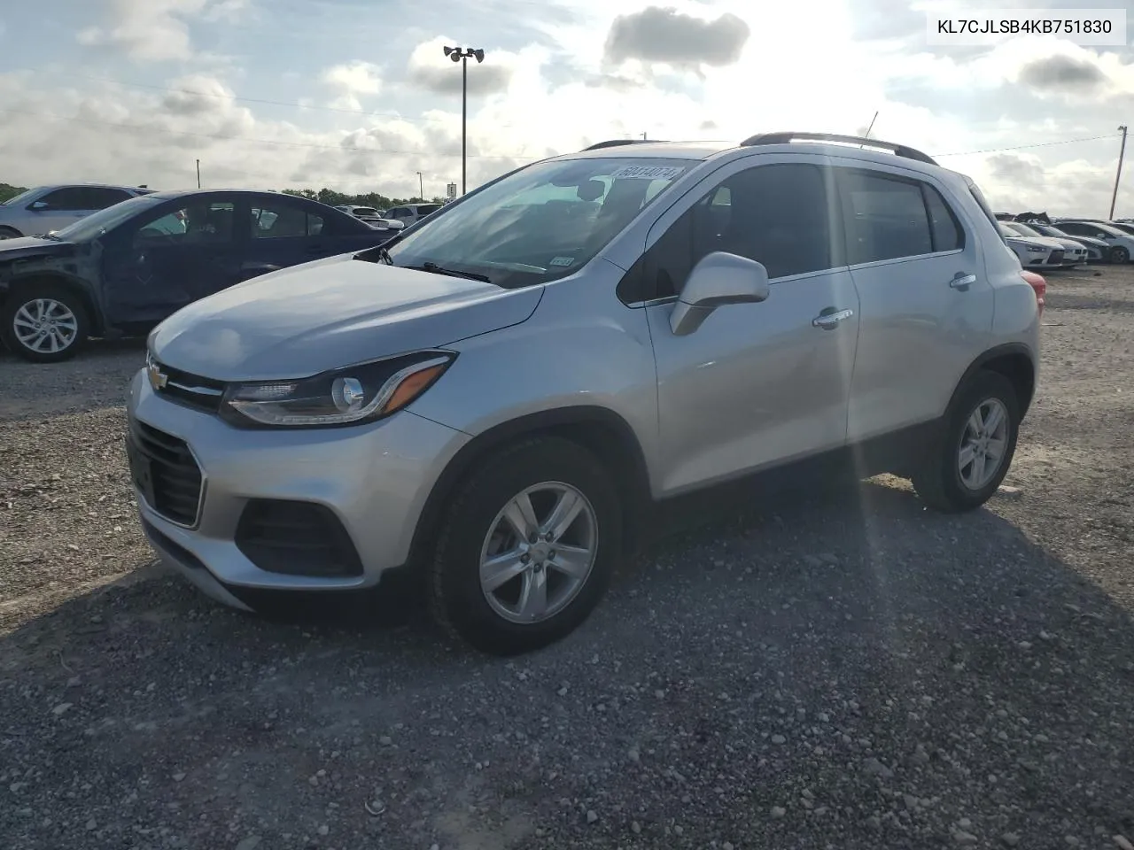 2019 Chevrolet Trax 1Lt VIN: KL7CJLSB4KB751830 Lot: 60414074