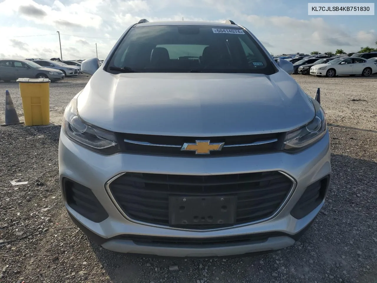 2019 Chevrolet Trax 1Lt VIN: KL7CJLSB4KB751830 Lot: 60414074