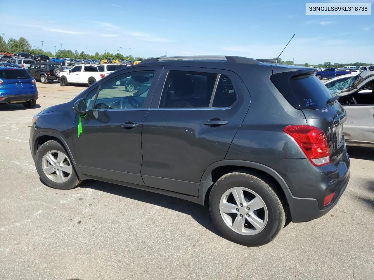 2019 Chevrolet Trax 1Lt VIN: 3GNCJLSB9KL318738 Lot: 60547804