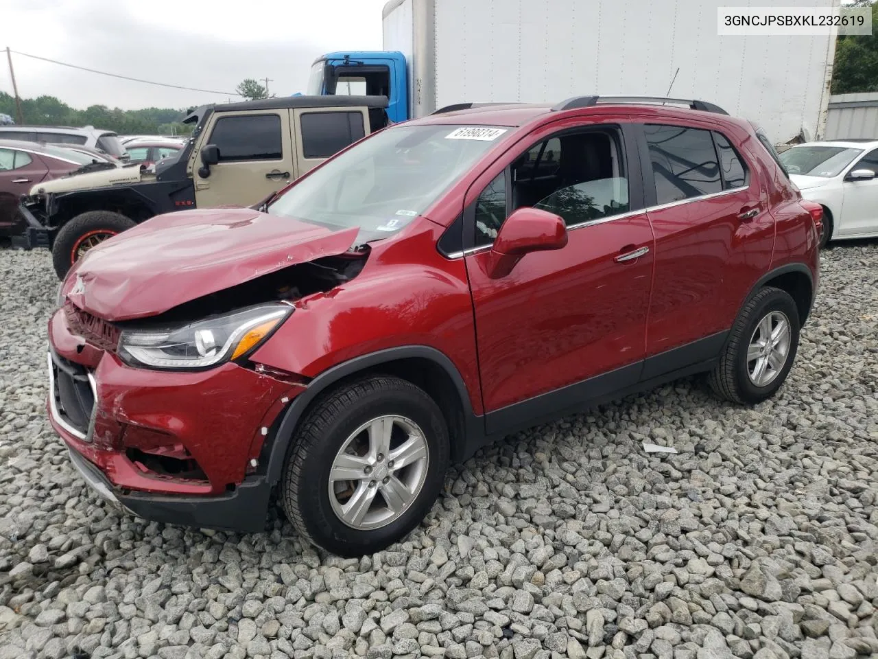 3GNCJPSBXKL232619 2019 Chevrolet Trax 1Lt