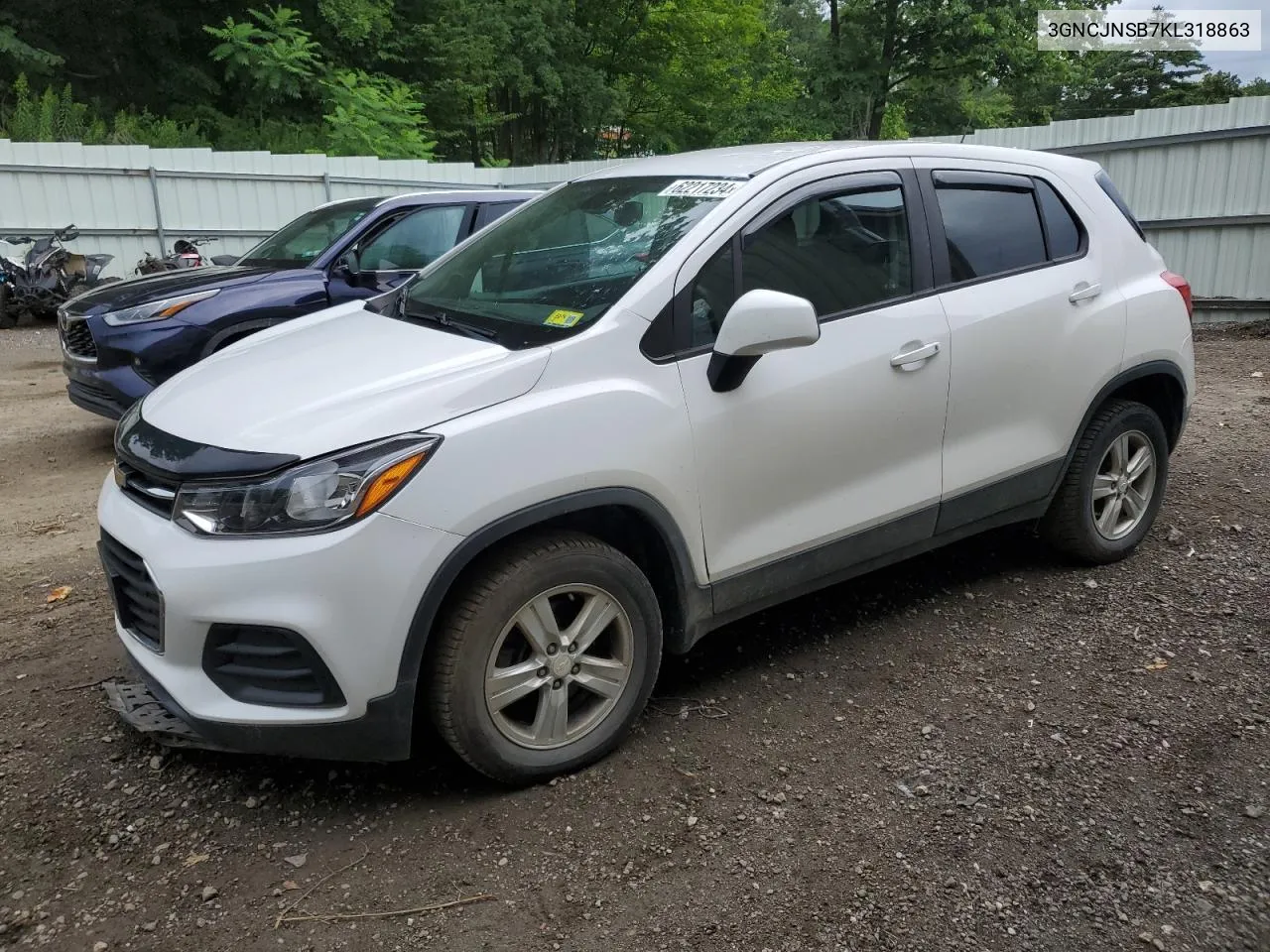 3GNCJNSB7KL318863 2019 Chevrolet Trax Ls