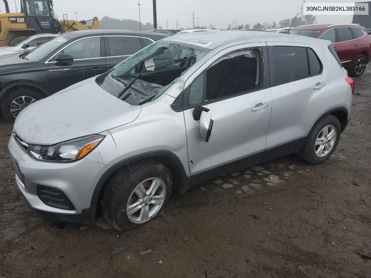 2019 Chevrolet Trax Ls VIN: 3GNCJNSB2KL383166 Lot: 62380404