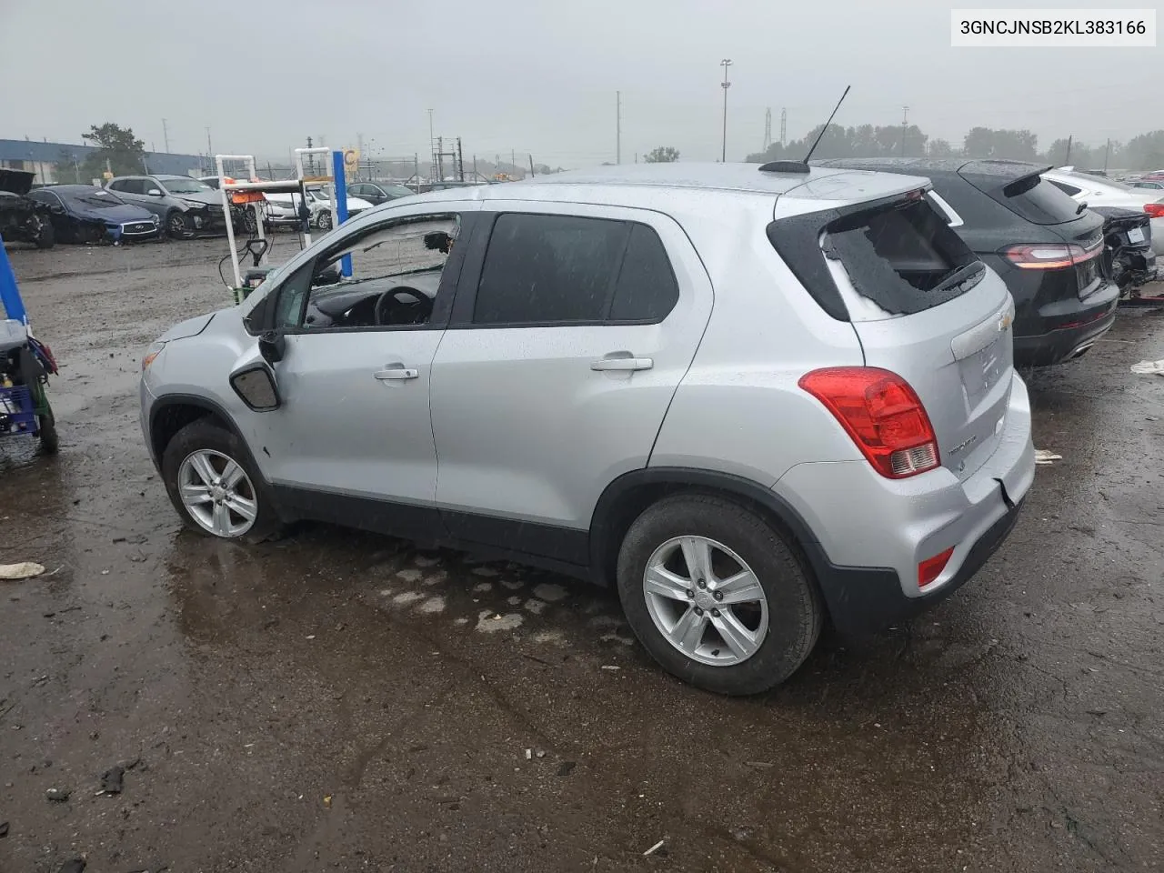 2019 Chevrolet Trax Ls VIN: 3GNCJNSB2KL383166 Lot: 62380404