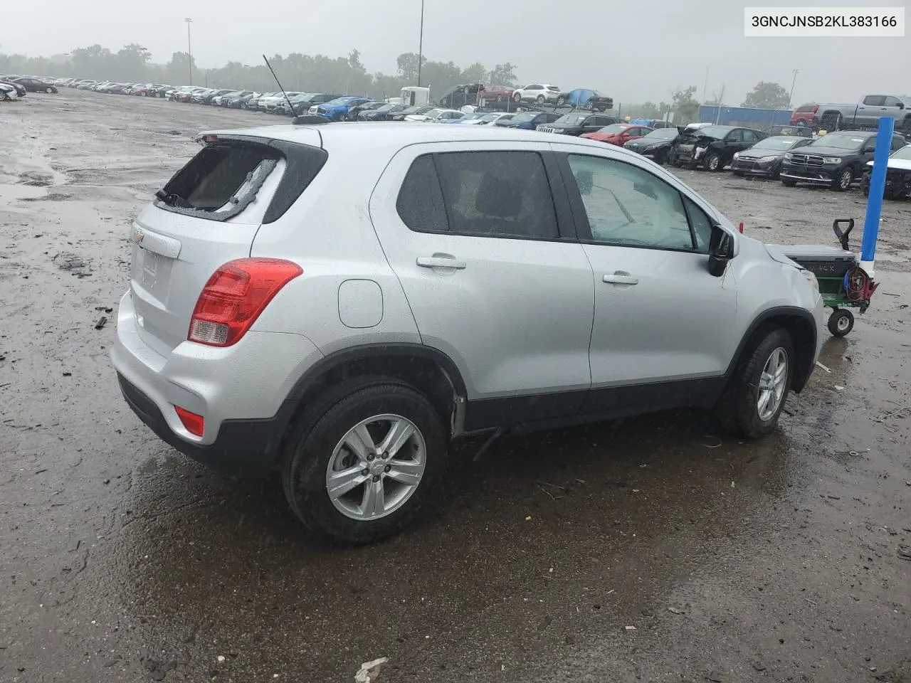 2019 Chevrolet Trax Ls VIN: 3GNCJNSB2KL383166 Lot: 62380404