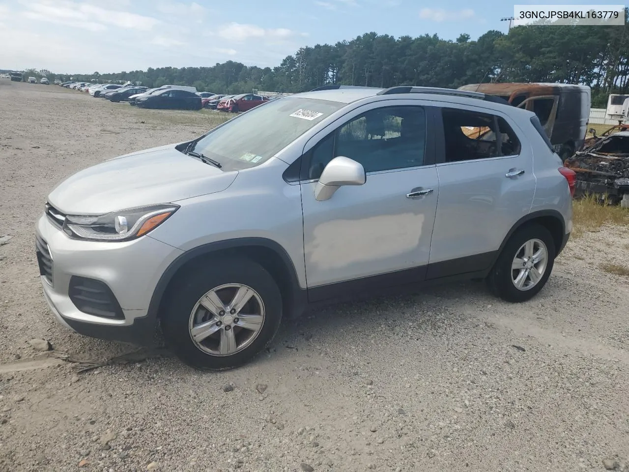 2019 Chevrolet Trax 1Lt VIN: 3GNCJPSB4KL163779 Lot: 62946004