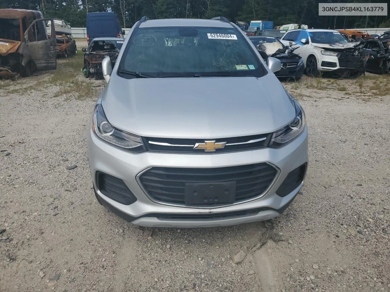 2019 Chevrolet Trax 1Lt VIN: 3GNCJPSB4KL163779 Lot: 62946004