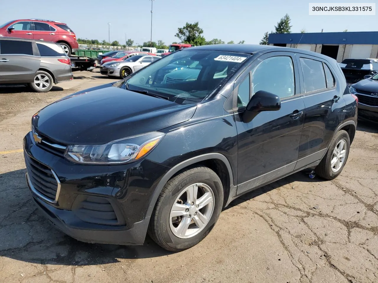 2019 Chevrolet Trax Ls VIN: 3GNCJKSB3KL331575 Lot: 63421404