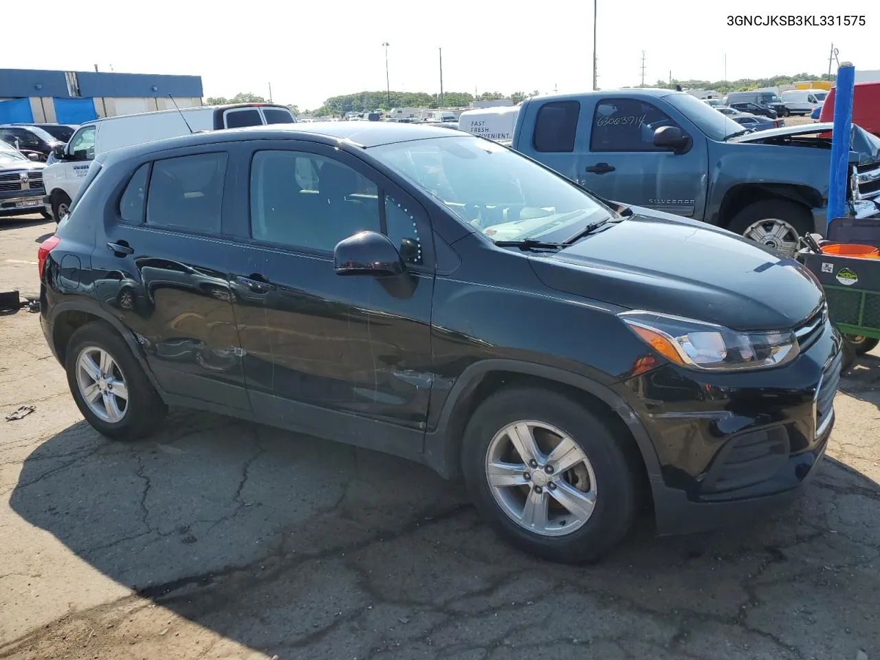 2019 Chevrolet Trax Ls VIN: 3GNCJKSB3KL331575 Lot: 63421404