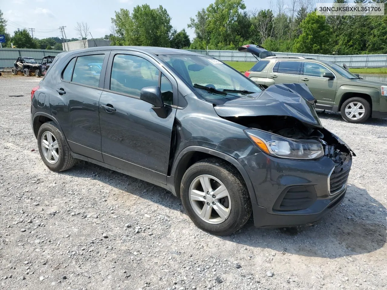 2019 Chevrolet Trax Ls VIN: 3GNCJKSBXKL361706 Lot: 65624944