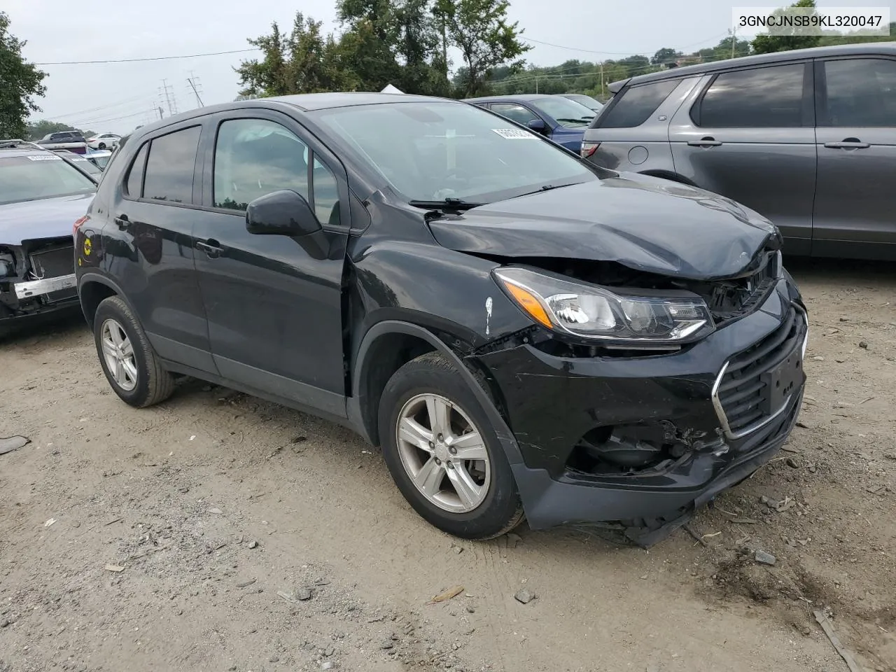 2019 Chevrolet Trax Ls VIN: 3GNCJNSB9KL320047 Lot: 66076214