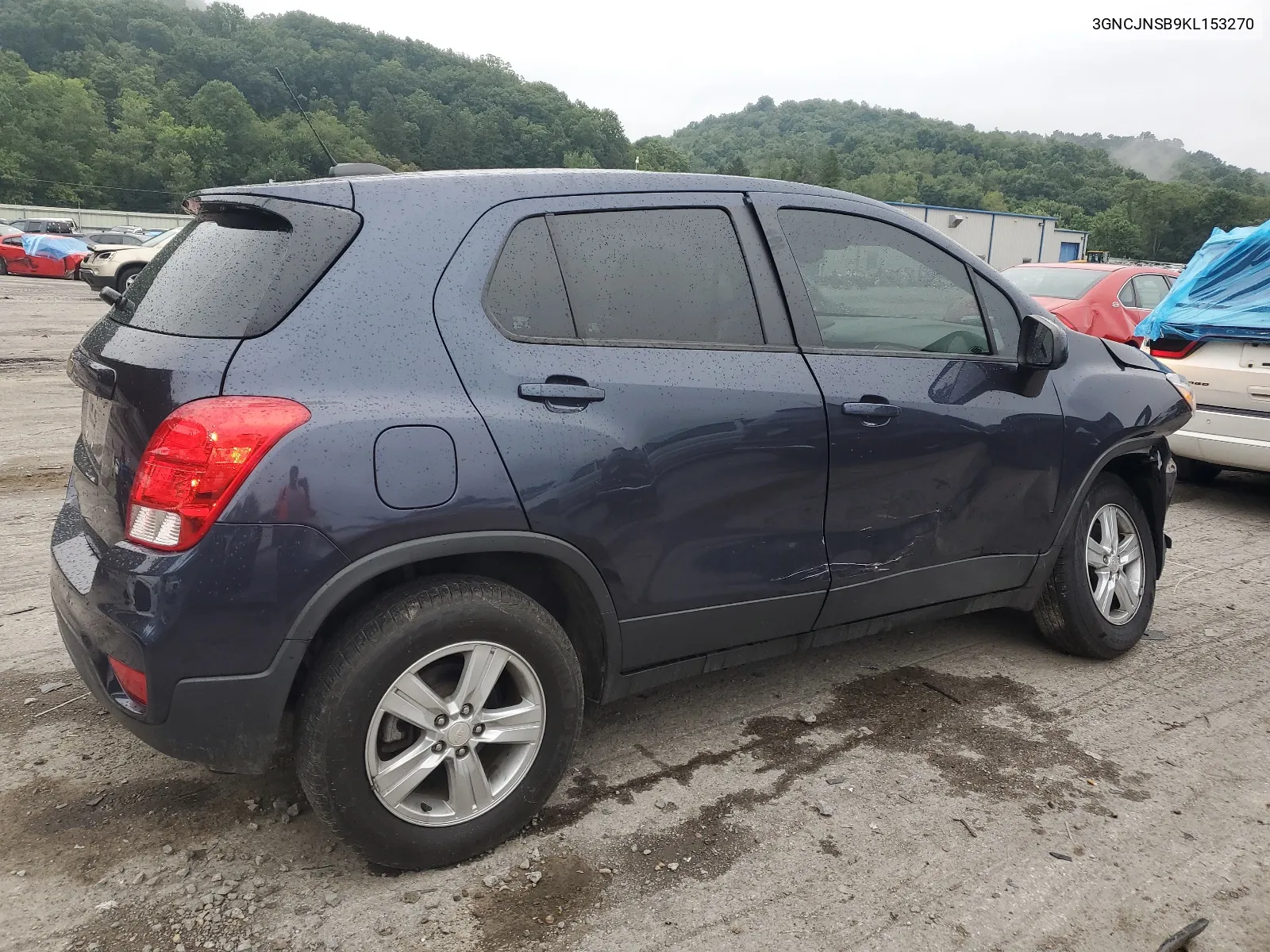 2019 Chevrolet Trax Ls VIN: 3GNCJNSB9KL153270 Lot: 66244614