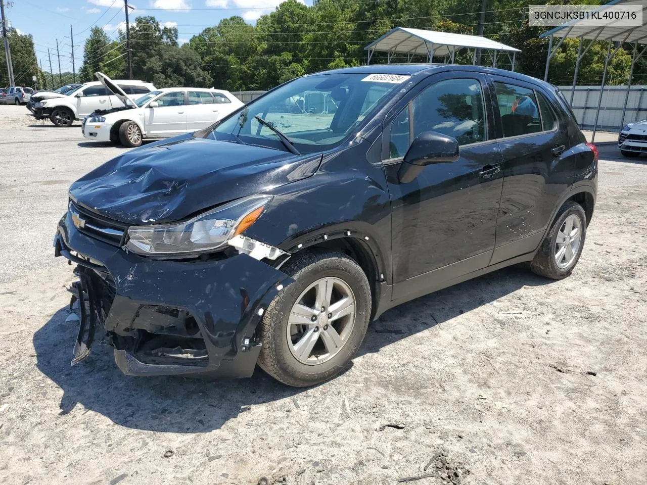 2019 Chevrolet Trax Ls VIN: 3GNCJKSB1KL400716 Lot: 66602604