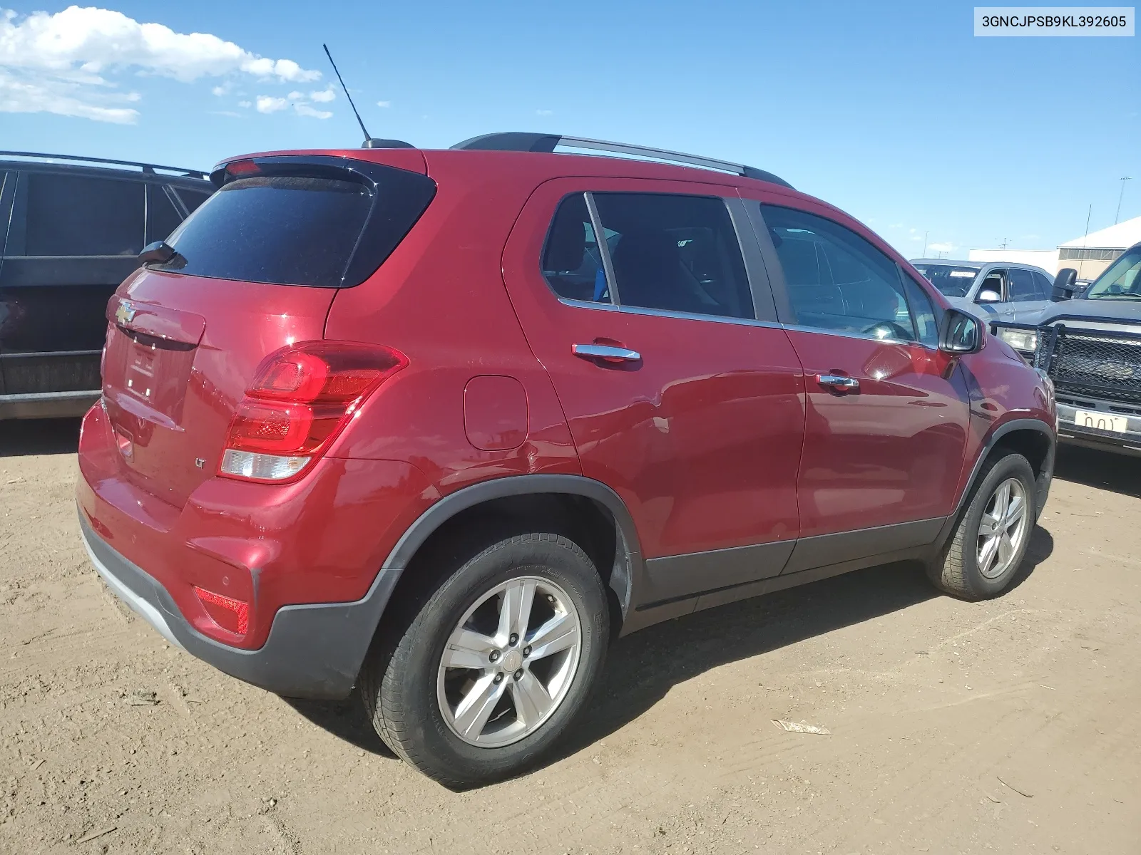 2019 Chevrolet Trax 1Lt VIN: 3GNCJPSB9KL392605 Lot: 66914124