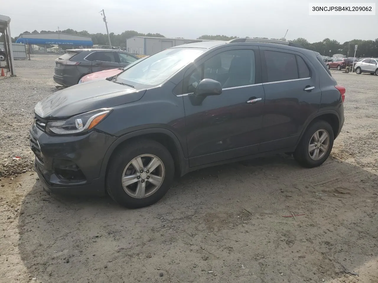 2019 Chevrolet Trax 1Lt VIN: 3GNCJPSB4KL209062 Lot: 67103944