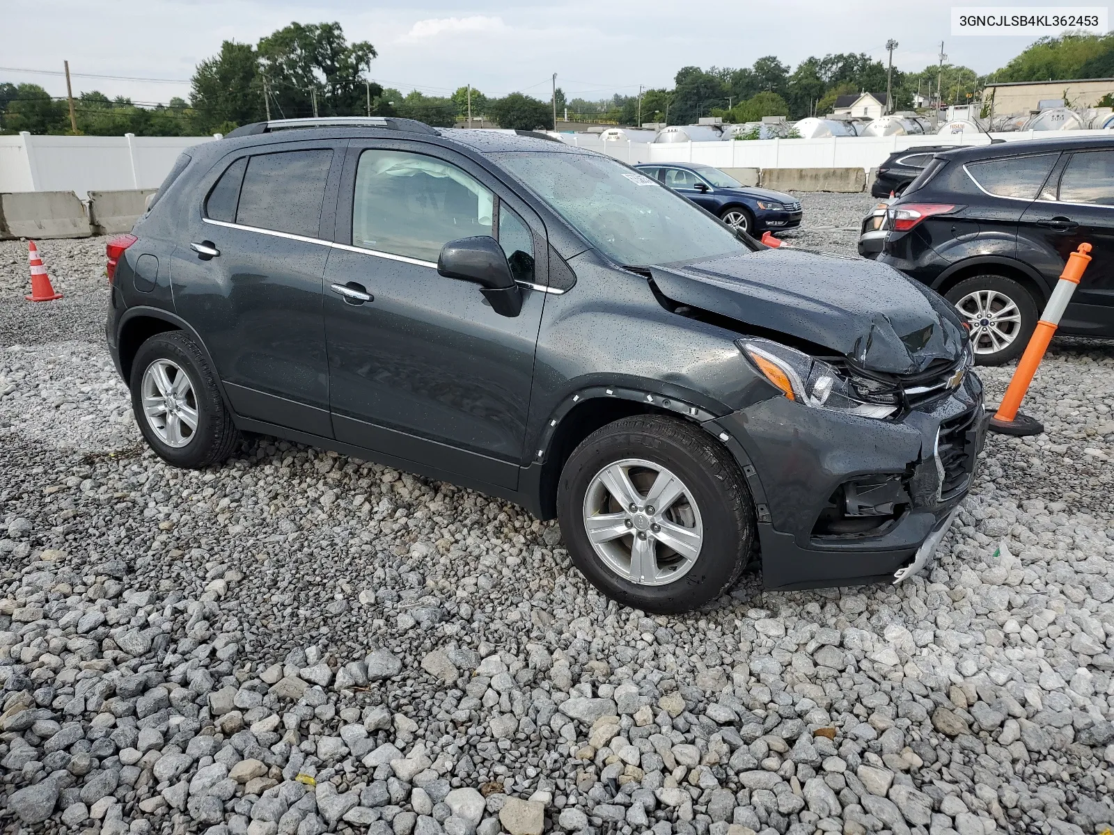 2019 Chevrolet Trax 1Lt VIN: 3GNCJLSB4KL362453 Lot: 67658354