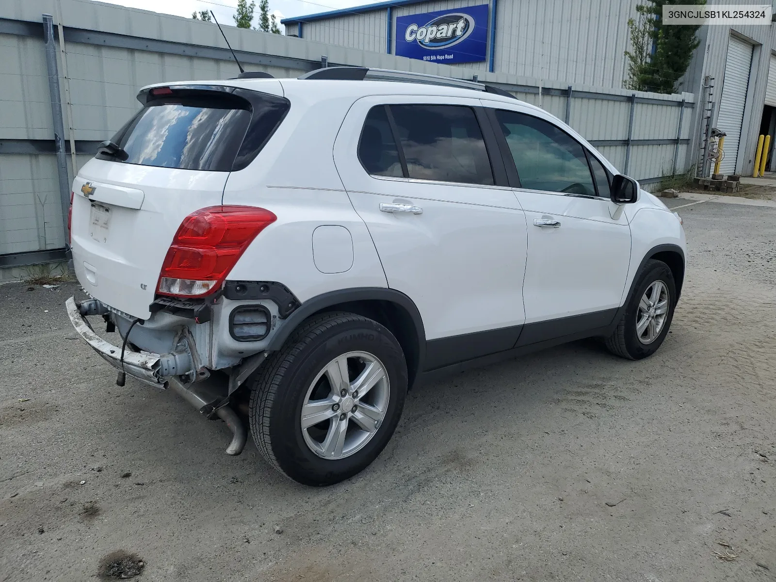 2019 Chevrolet Trax 1Lt VIN: 3GNCJLSB1KL254324 Lot: 67755304