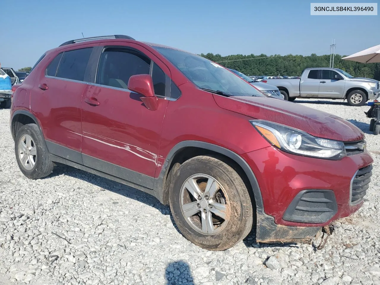 2019 Chevrolet Trax 1Lt VIN: 3GNCJLSB4KL396490 Lot: 68517174