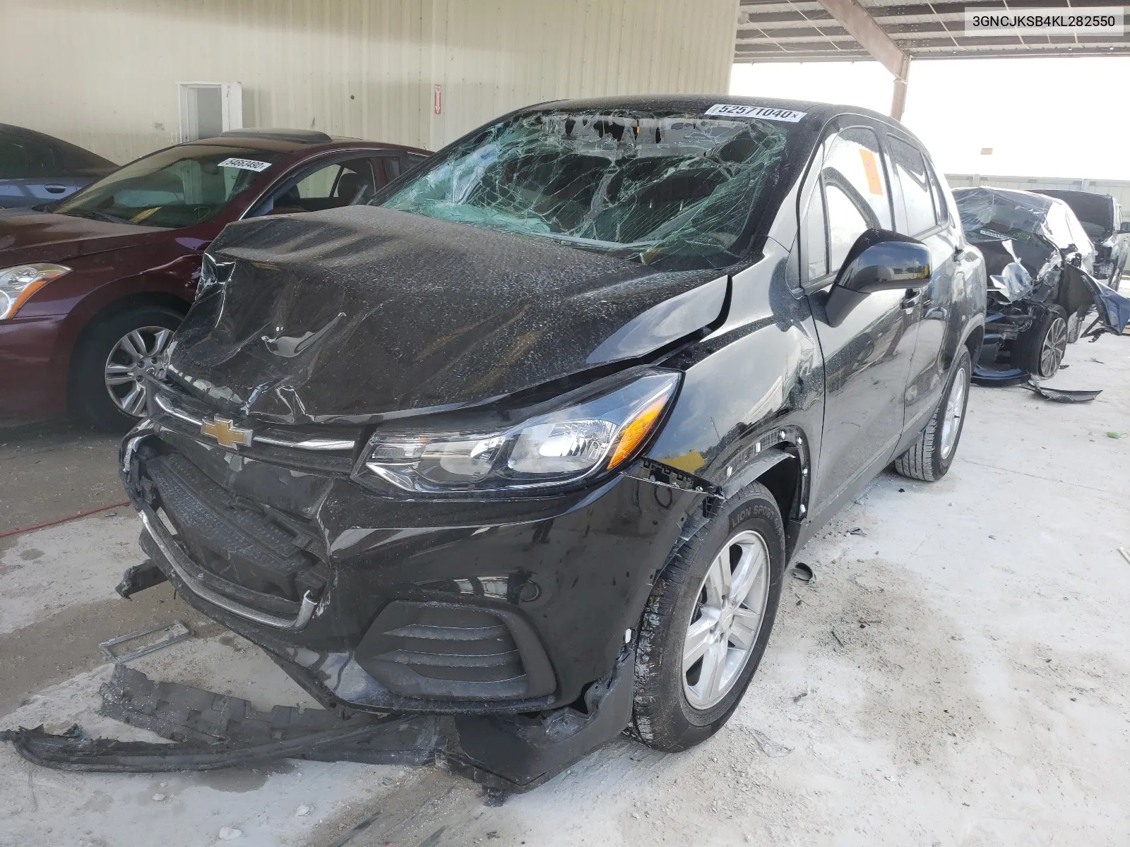 2019 Chevrolet Trax Ls VIN: 3GNCJKSB4KL282550 Lot: 68656114