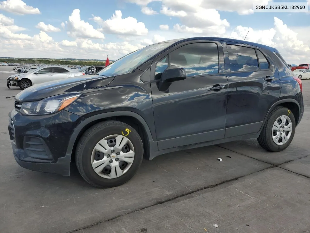 3GNCJKSB5KL182960 2019 Chevrolet Trax Ls