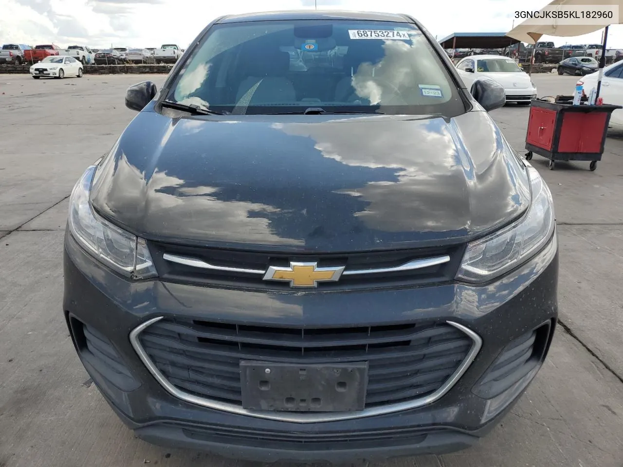 2019 Chevrolet Trax Ls VIN: 3GNCJKSB5KL182960 Lot: 68753274