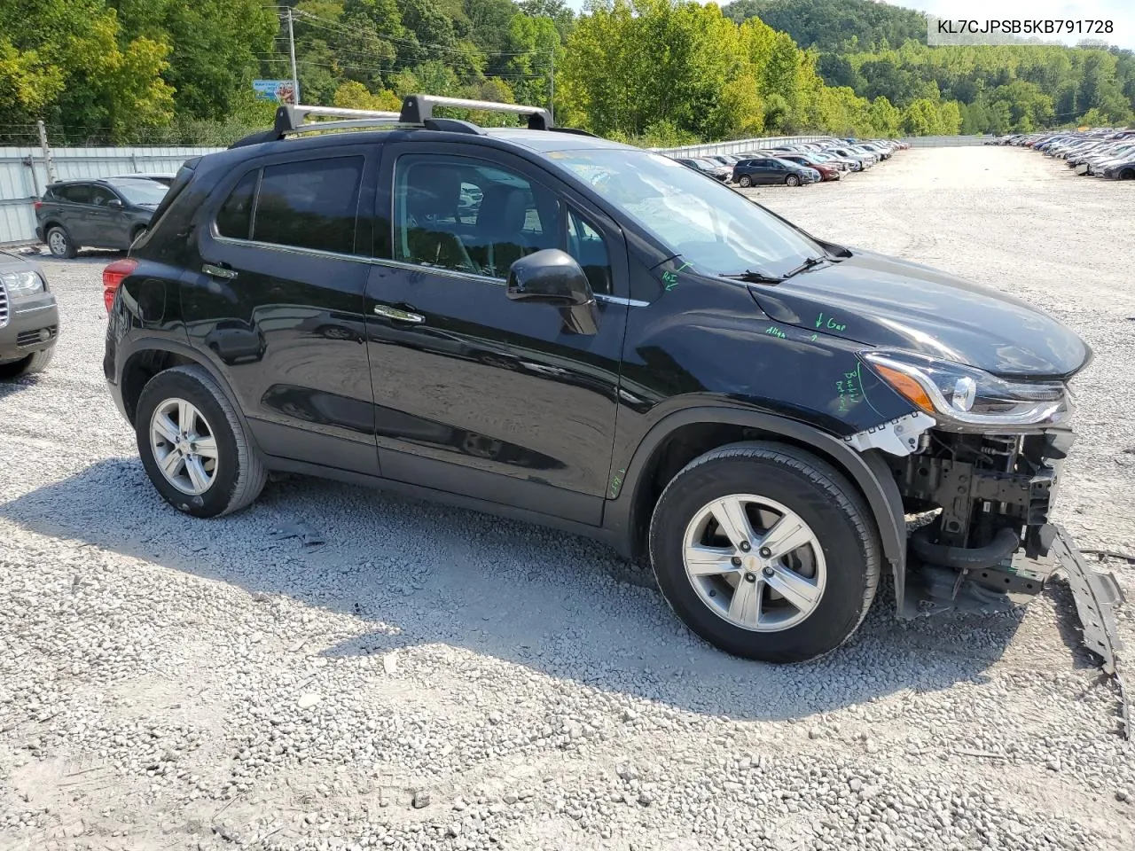 2019 Chevrolet Trax 1Lt VIN: KL7CJPSB5KB791728 Lot: 69472654