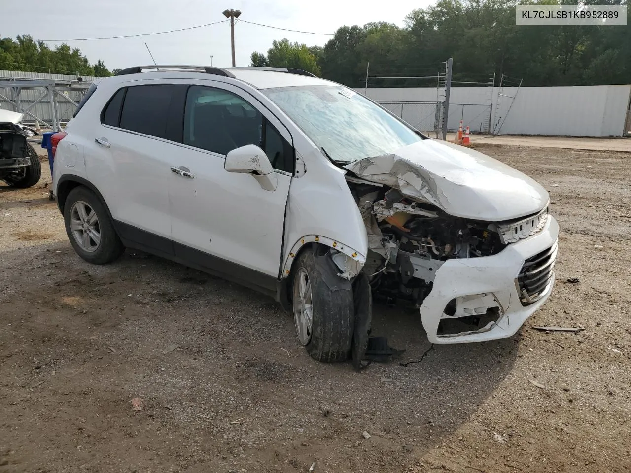 2019 Chevrolet Trax 1Lt VIN: KL7CJLSB1KB952889 Lot: 69799114