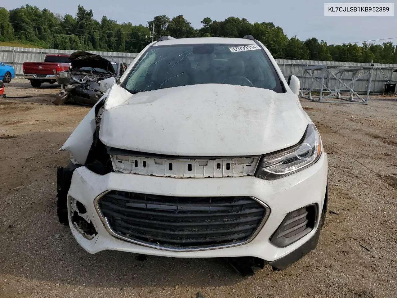 2019 Chevrolet Trax 1Lt VIN: KL7CJLSB1KB952889 Lot: 69799114