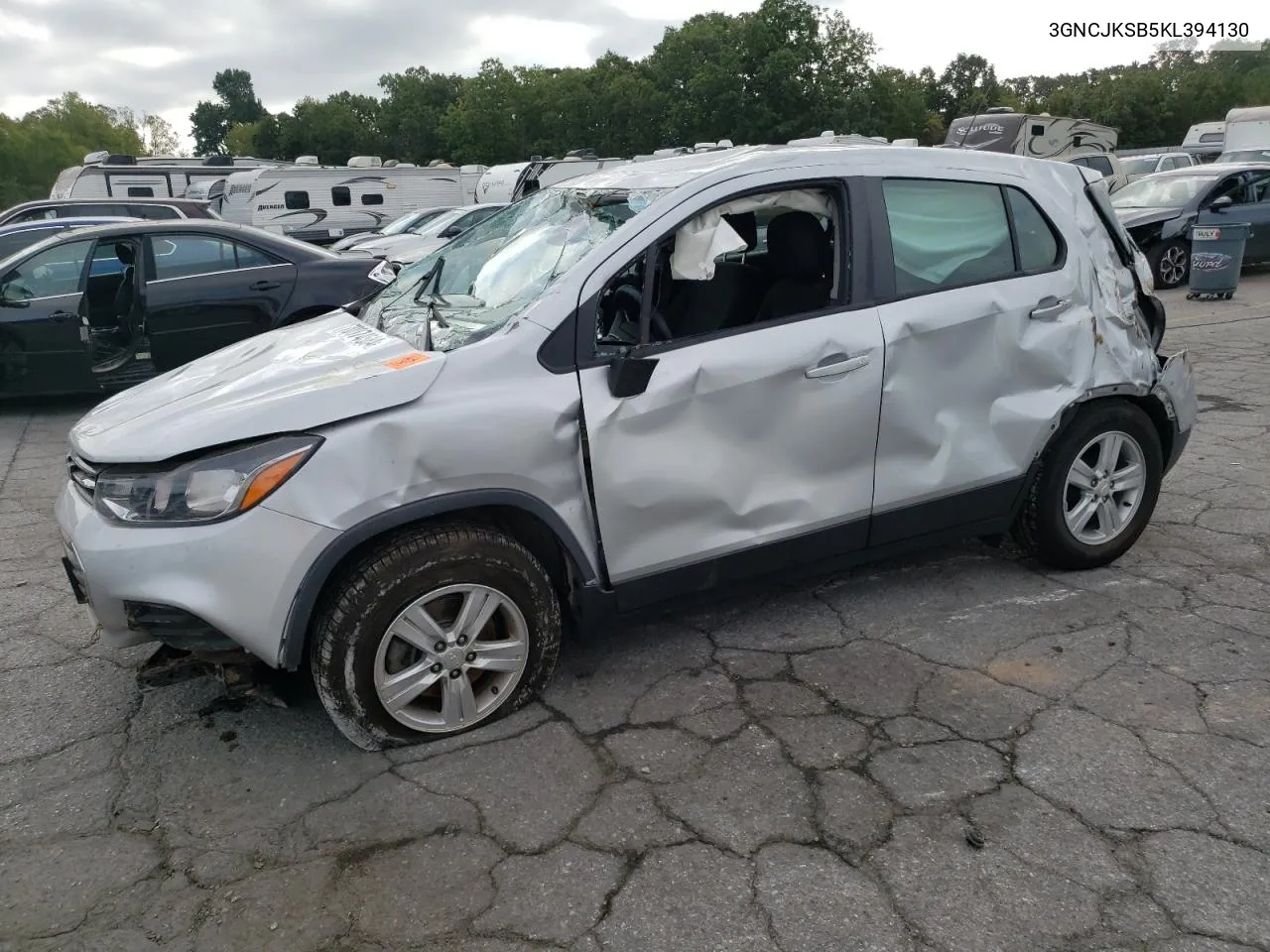 2019 Chevrolet Trax Ls VIN: 3GNCJKSB5KL394130 Lot: 70074584