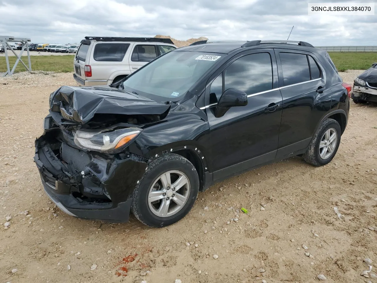 2019 Chevrolet Trax 1Lt VIN: 3GNCJLSBXKL384070 Lot: 70183524