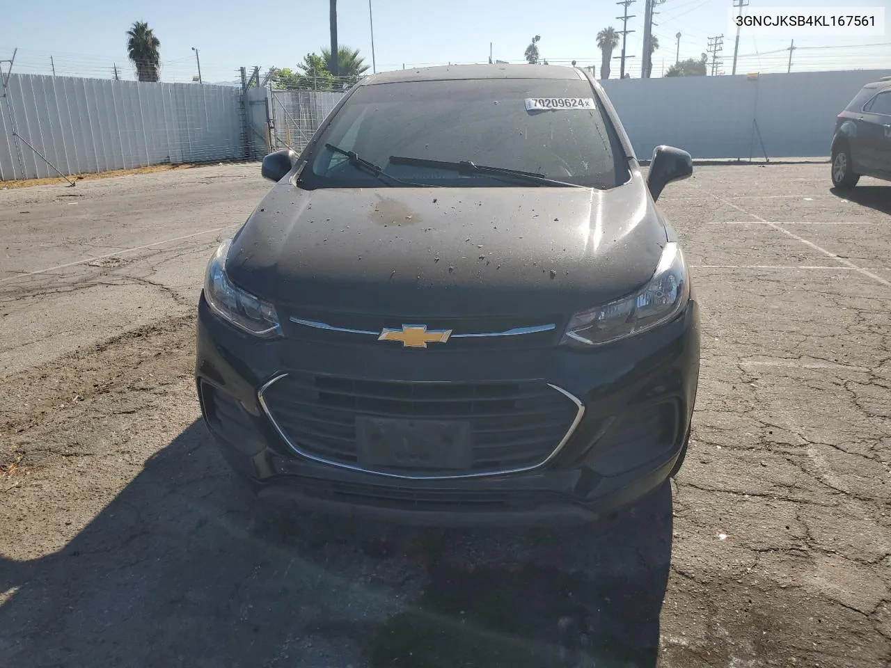 2019 Chevrolet Trax Ls VIN: 3GNCJKSB4KL167561 Lot: 70209624