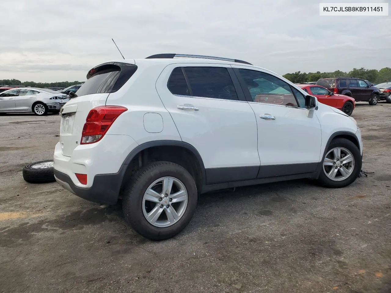 2019 Chevrolet Trax 1Lt VIN: KL7CJLSB8KB911451 Lot: 70384584