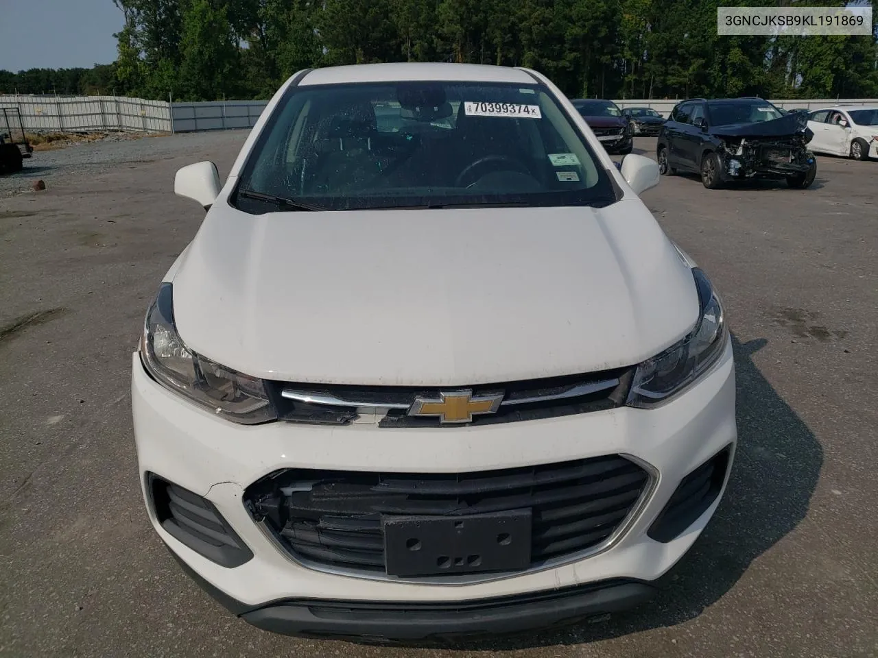 2019 Chevrolet Trax Ls VIN: 3GNCJKSB9KL191869 Lot: 70399374