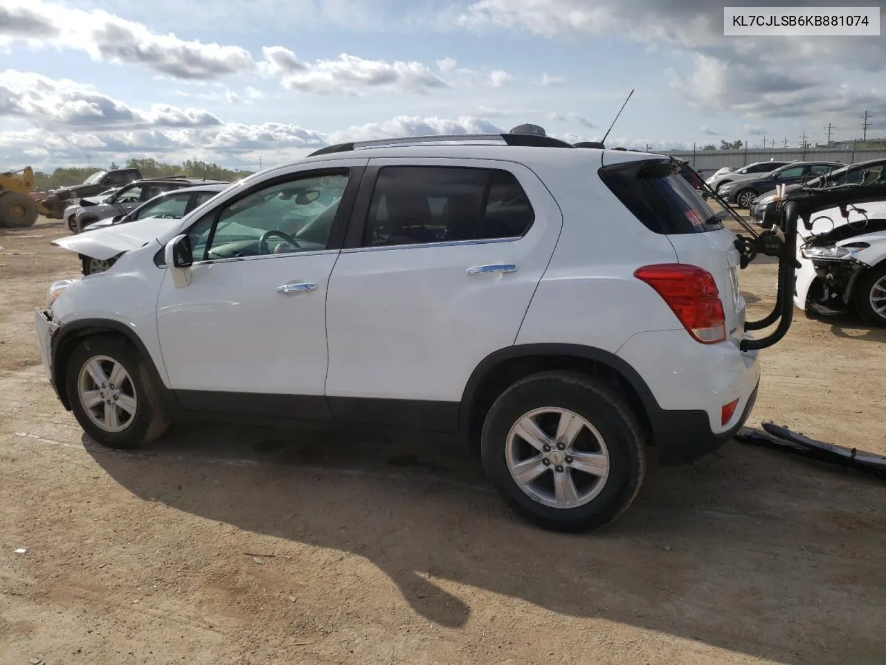 2019 Chevrolet Trax 1Lt VIN: KL7CJLSB6KB881074 Lot: 70436004