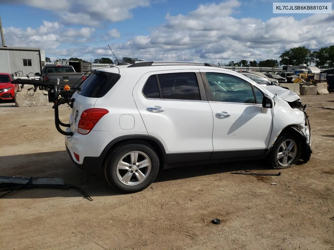 KL7CJLSB6KB881074 2019 Chevrolet Trax 1Lt