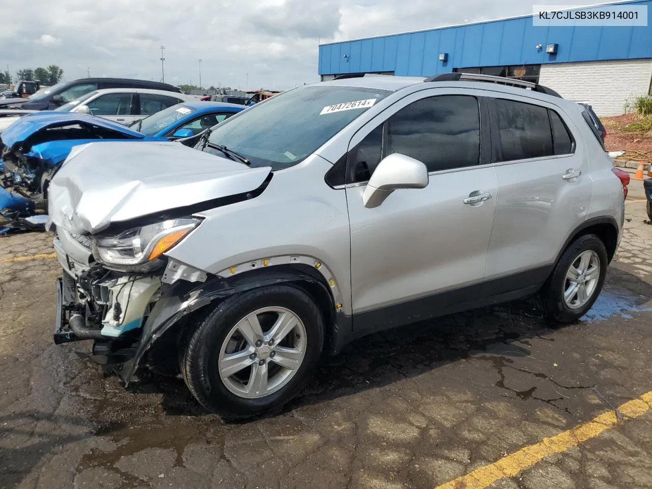 2019 Chevrolet Trax 1Lt VIN: KL7CJLSB3KB914001 Lot: 70472614