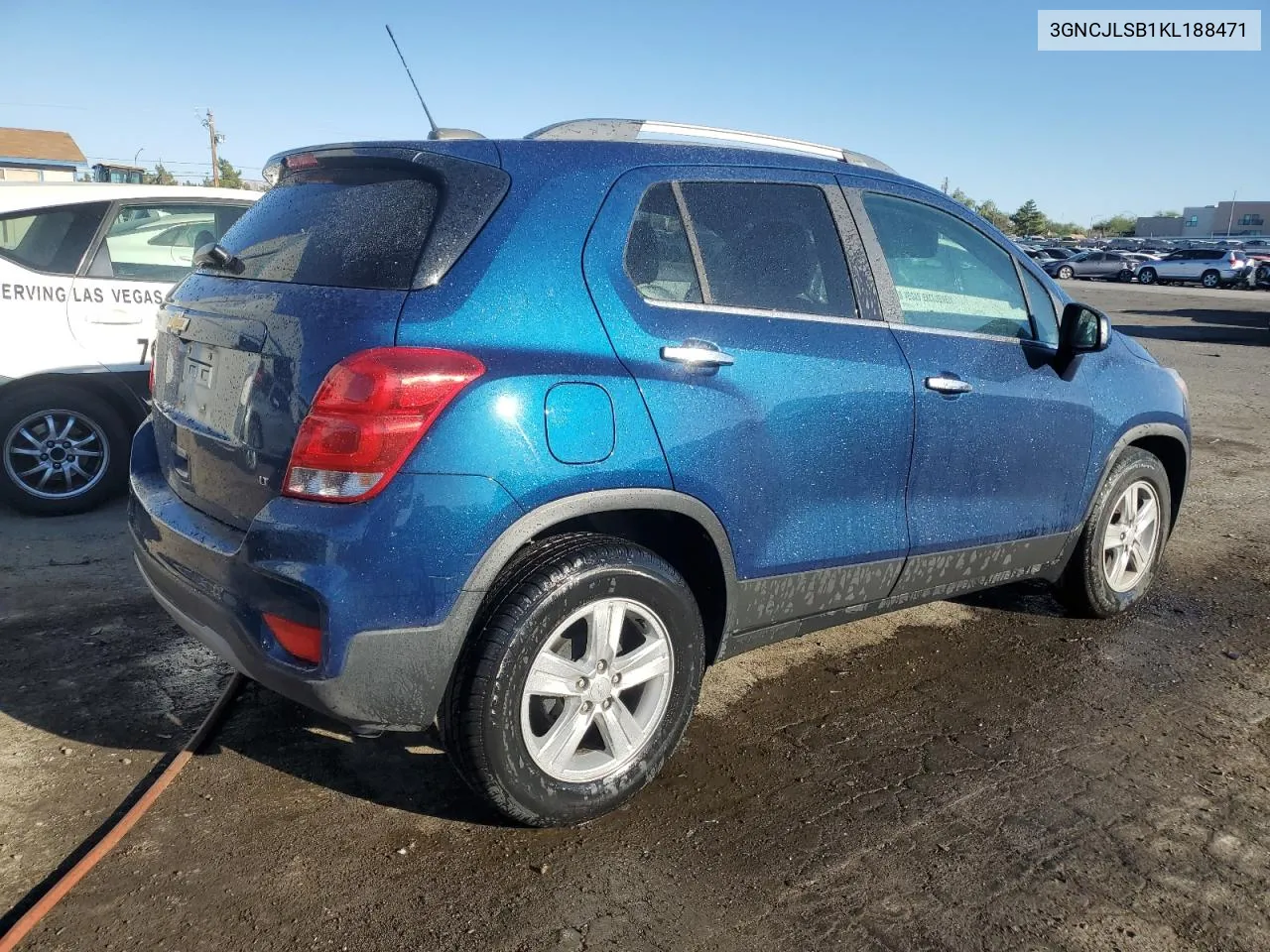 2019 Chevrolet Trax 1Lt VIN: 3GNCJLSB1KL188471 Lot: 70802454