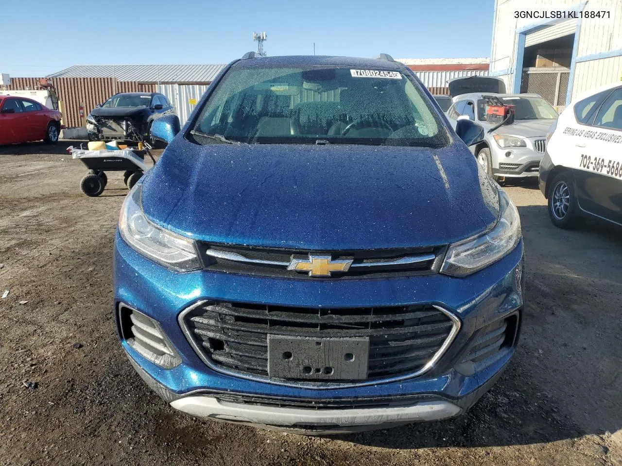 2019 Chevrolet Trax 1Lt VIN: 3GNCJLSB1KL188471 Lot: 70802454