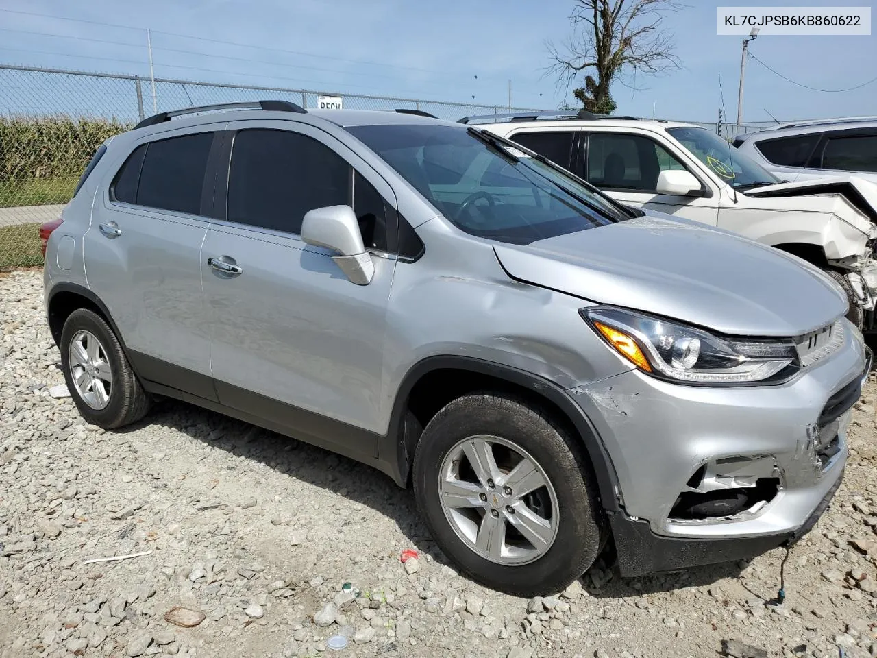 2019 Chevrolet Trax 1Lt VIN: KL7CJPSB6KB860622 Lot: 70977124