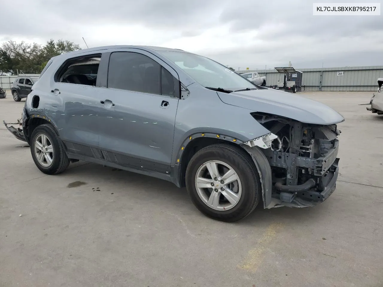 2019 Chevrolet Trax 1Lt VIN: KL7CJLSBXKB795217 Lot: 71003224