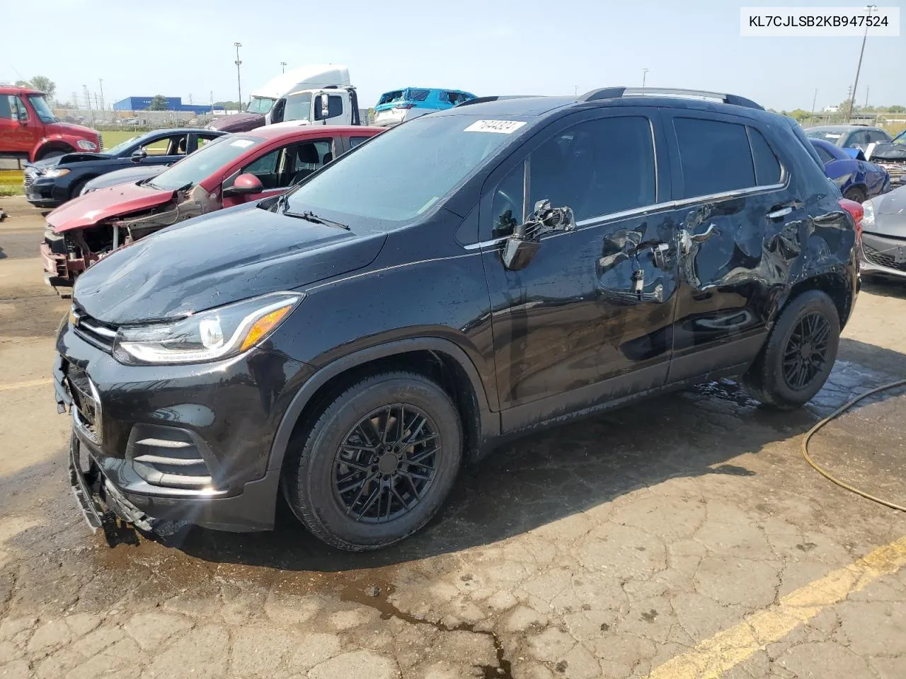 2019 Chevrolet Trax 1Lt VIN: KL7CJLSB2KB947524 Lot: 71044324