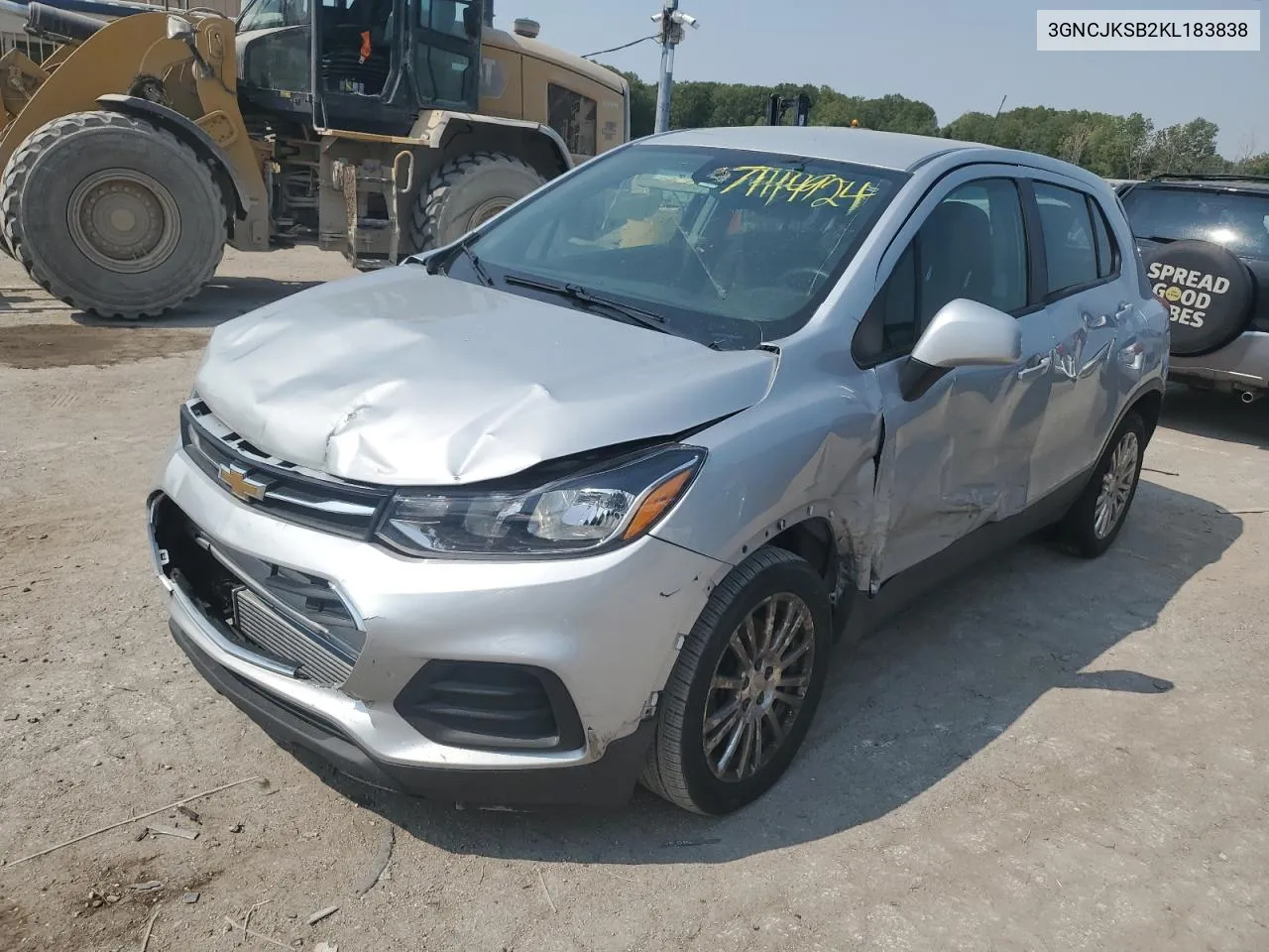 3GNCJKSB2KL183838 2019 Chevrolet Trax Ls