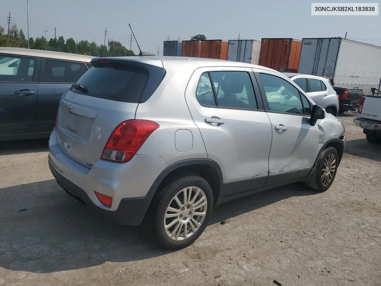 3GNCJKSB2KL183838 2019 Chevrolet Trax Ls