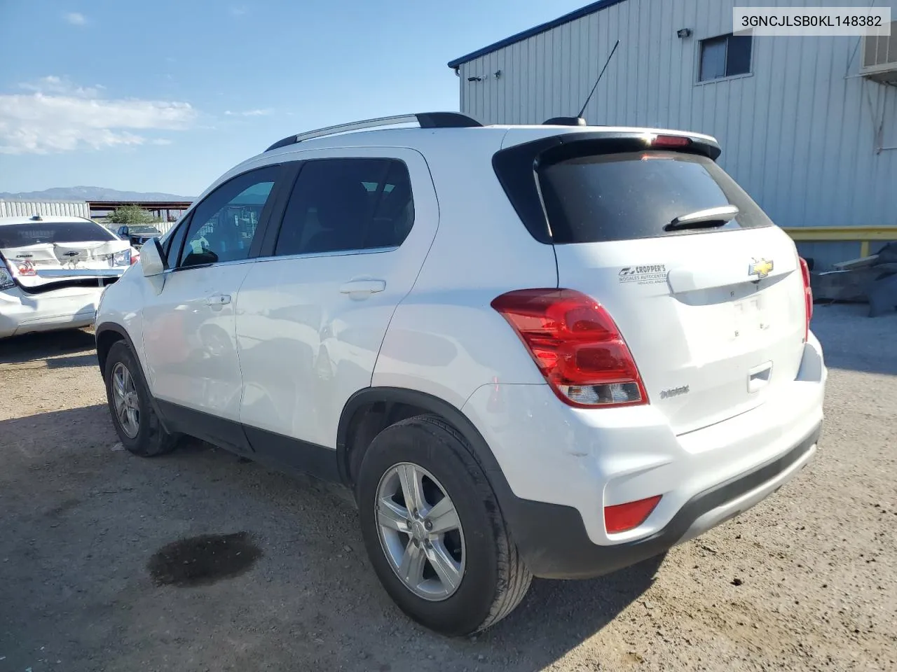 2019 Chevrolet Trax 1Lt VIN: 3GNCJLSB0KL148382 Lot: 71249764