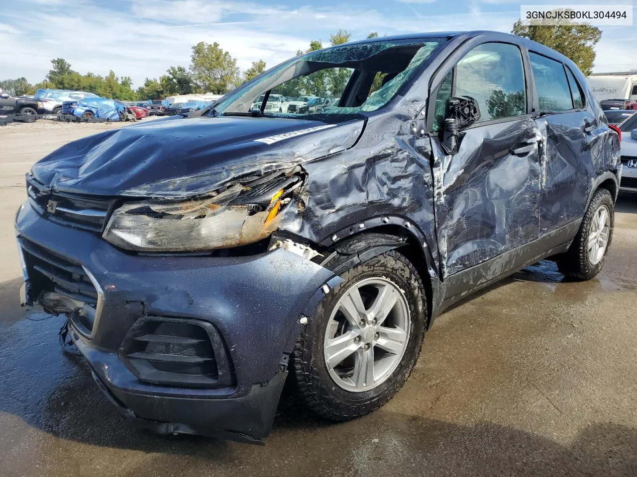 3GNCJKSB0KL304494 2019 Chevrolet Trax Ls