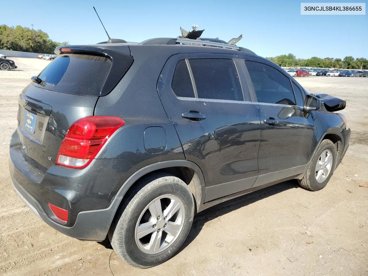 2019 Chevrolet Trax 1Lt VIN: 3GNCJLSB4KL386655 Lot: 71351244