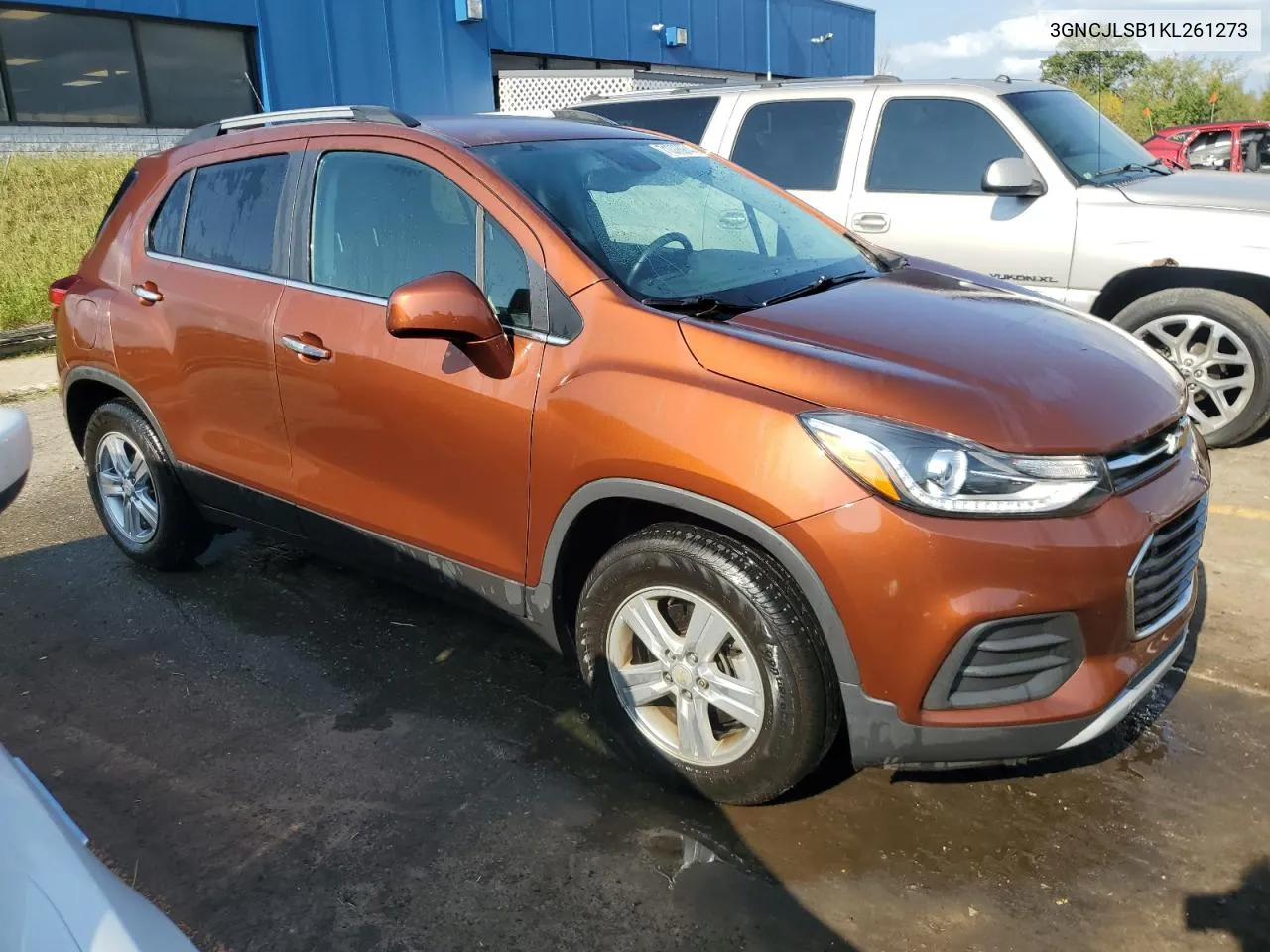 2019 Chevrolet Trax 1Lt VIN: 3GNCJLSB1KL261273 Lot: 71376974