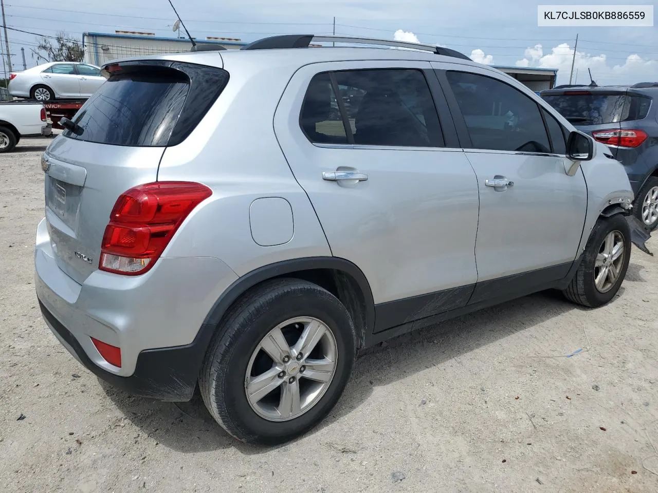 2019 Chevrolet Trax 1Lt VIN: KL7CJLSB0KB886559 Lot: 71503014